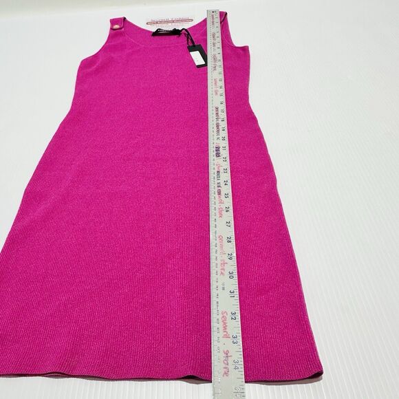 Versace Medusa Knit Stretch Pink Mini Dress IT 42/ US 6 NWT $1,500 - Picture 6 of 8